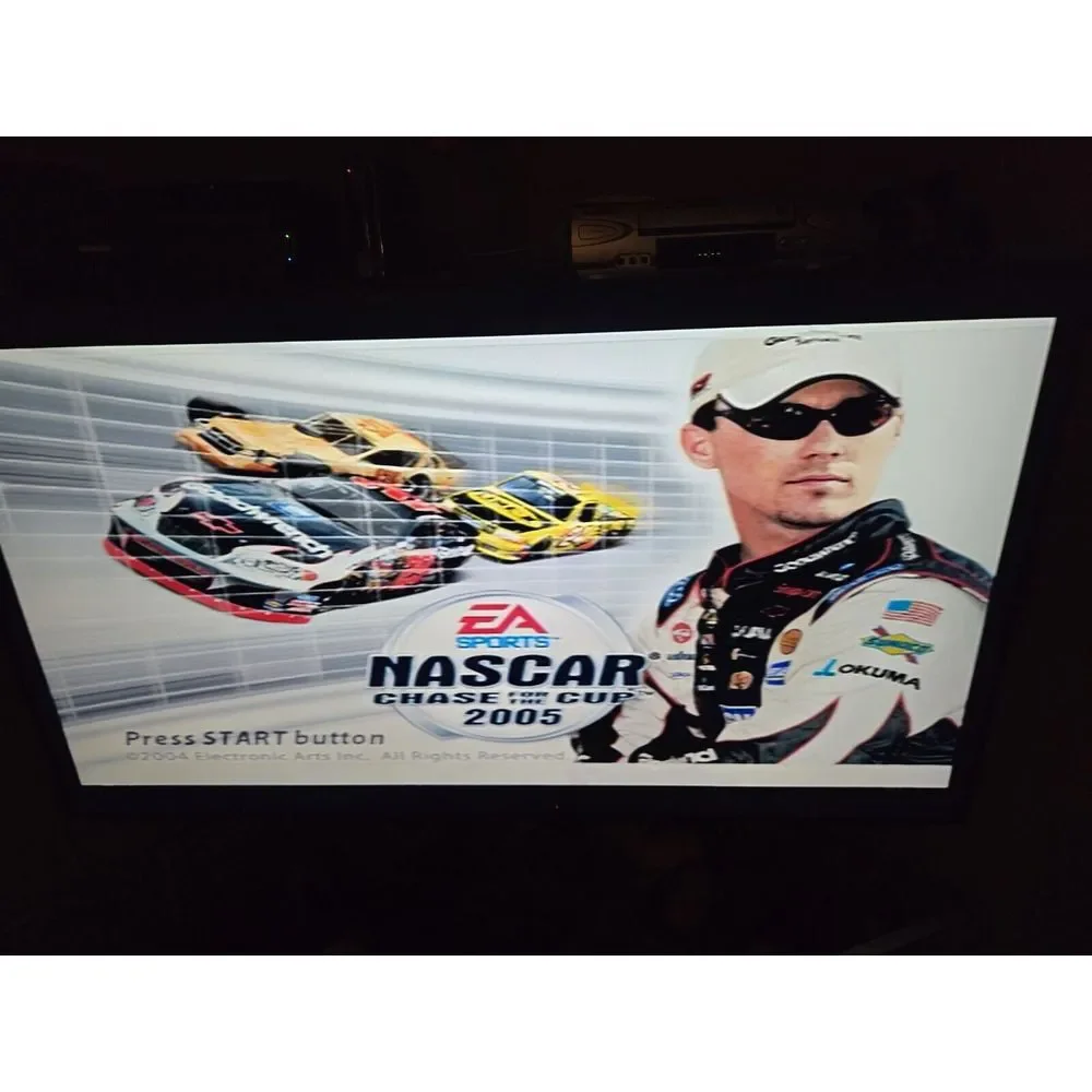 NASCAR 2005: Chase for the Cup (Sony PlayStation 2,‎ 2004) CIB W/ Manual Works!